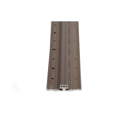 Stanley FS Continuous Hinge, Geared, 83 Inch, Dark Bronze 664HD 83" FS DOOR HINGE AL